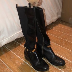 Michael Kors Black Arley Tall Black Riding Boots